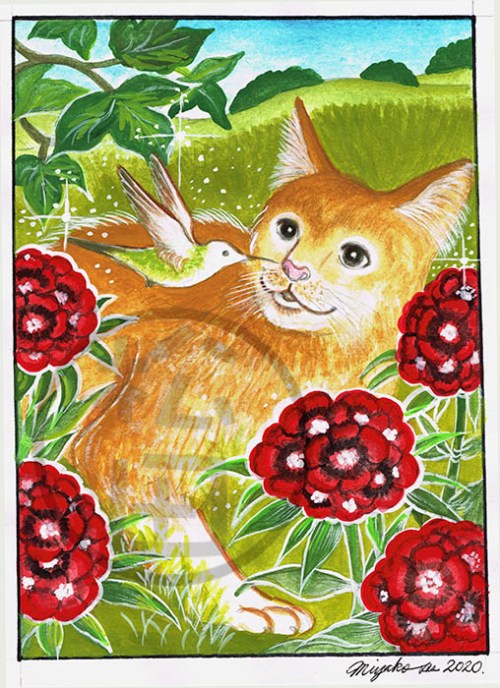 CatAndSweetWilliamsLowResWM