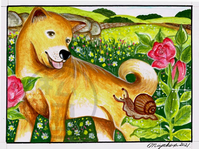 DogRosesAndSnailLowResWM