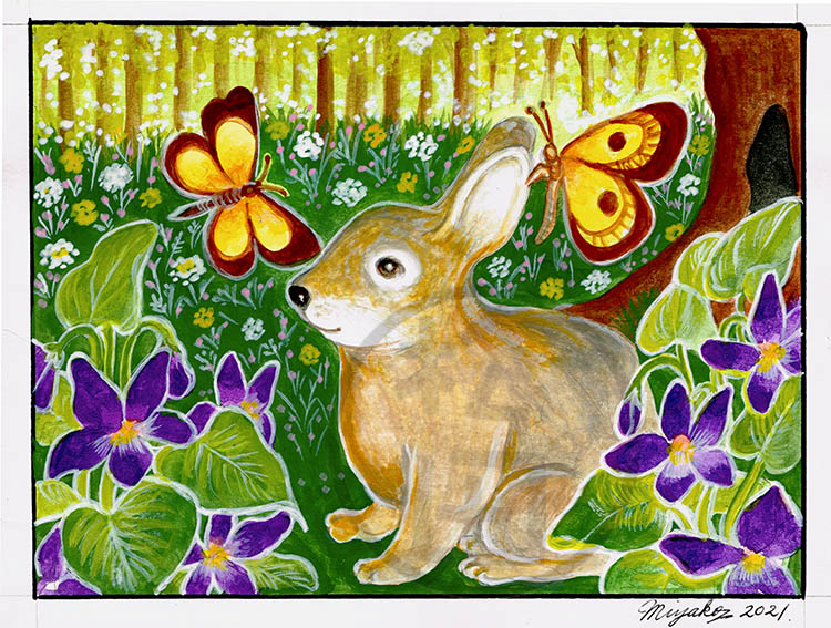 HareButterfliesAndFlowersLowResWM